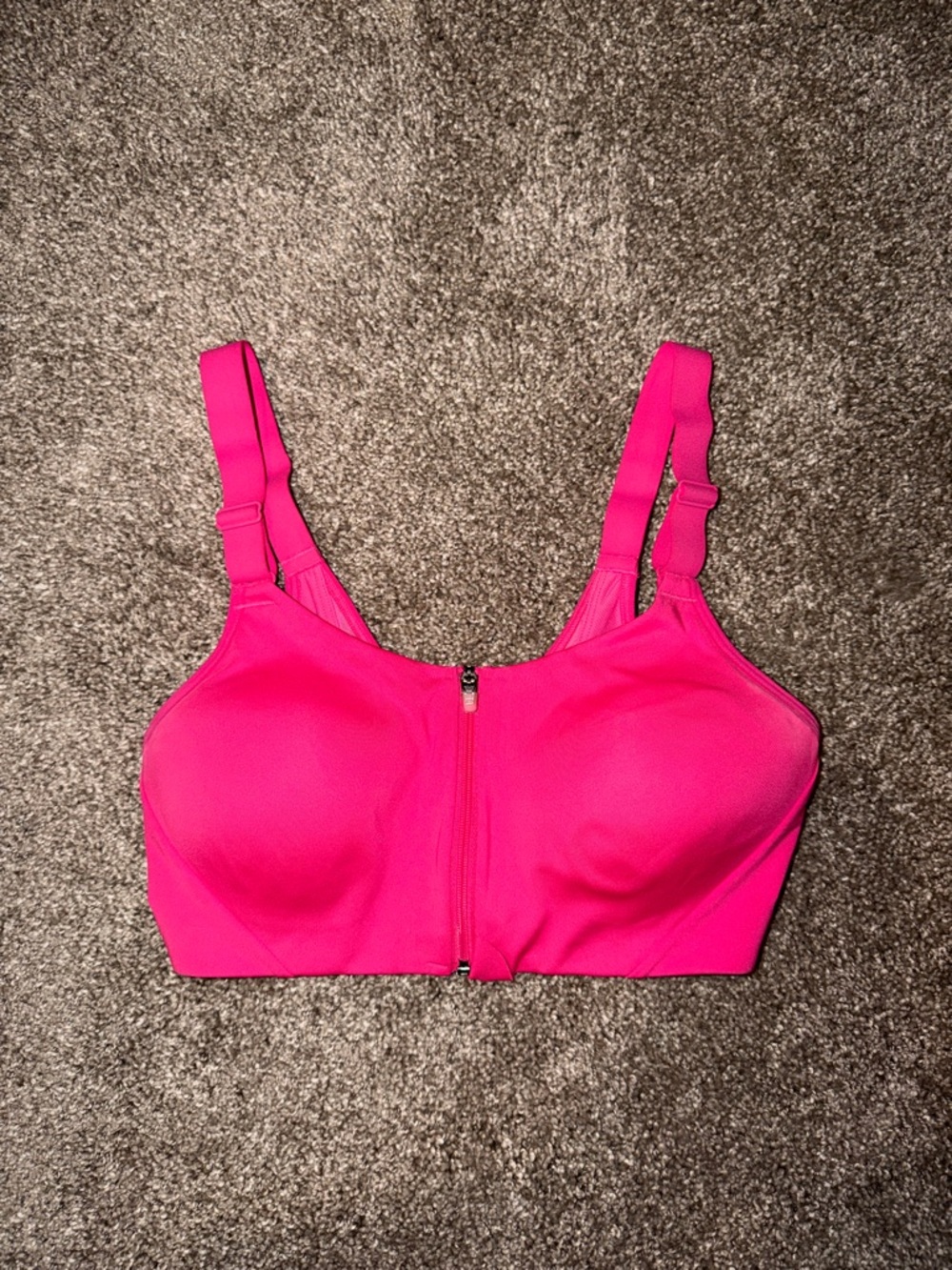 all in motion Front-Zip High-Support Sports‎ Bra in Hot Pink